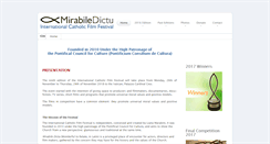 Desktop Screenshot of mirabiledictu-icff.com